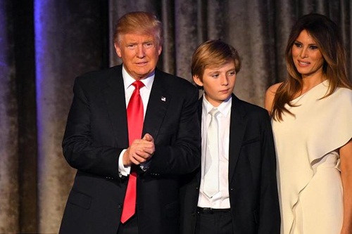 Cậu út nhà Donald Trump mới 10 tuổi đã ra dáng soái ca - 5