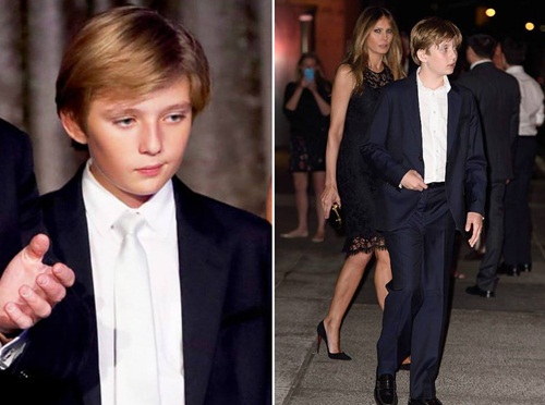 Cậu út nhà Donald Trump mới 10 tuổi đã ra dáng soái ca - 6