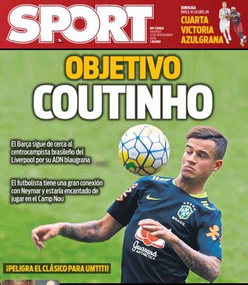 Mê mẩn Coutinho, Barca sẽ phá két vào hè 2017 - 1