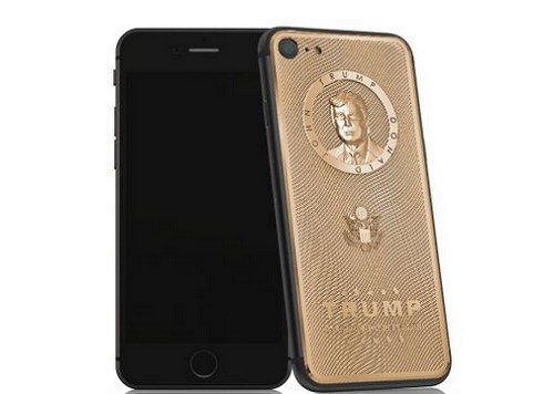 iPhone mạ vàng khắc hình Donald Trump, giá cao - 2