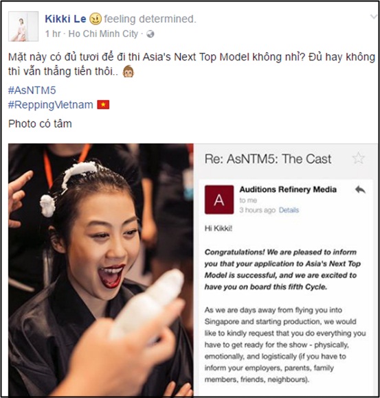 Lộ diện chân dài Việt dự thi Asia Next Top Model 2016 - 1