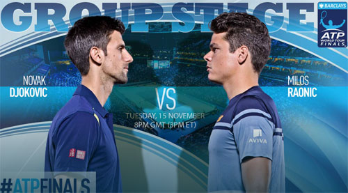 Tennis, ATP Finals ngày 3: Djokovic đấu "Máy bắn bóng" - 1