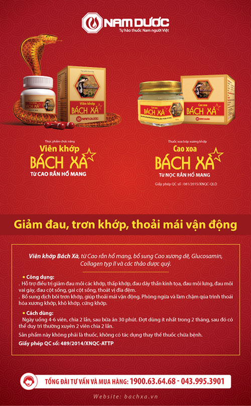 Hết cứng khớp nhờ thành phần Cao rắn hổ mang - 2