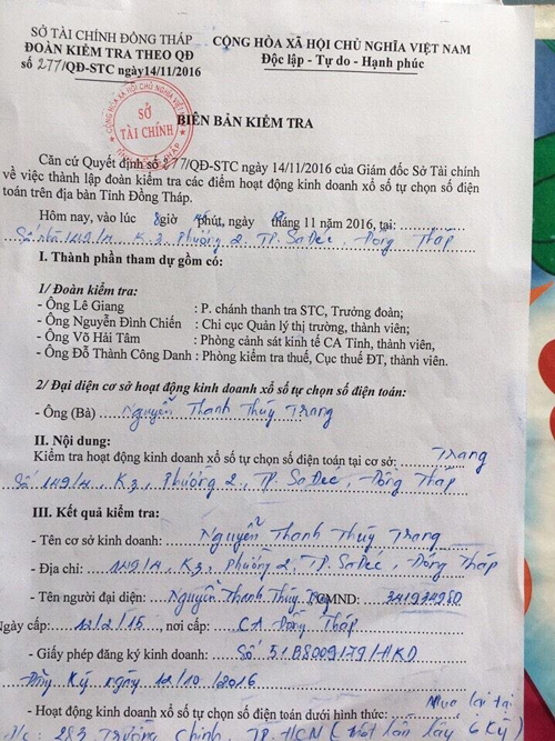 “Sờ gáy” điểm bán vé số điện toán “chui” ở miền Tây - 1