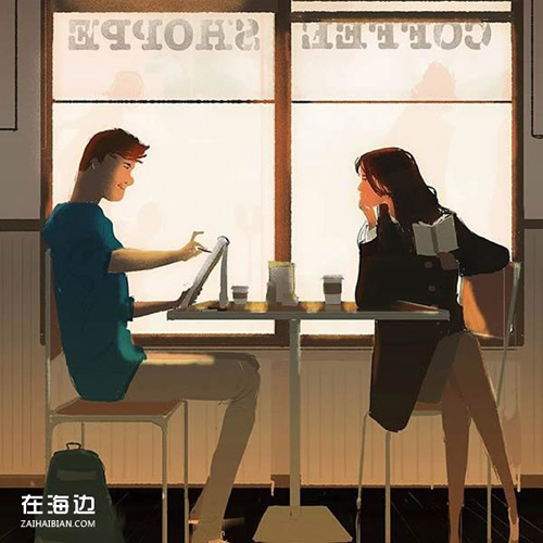 Mê mẩn với bộ tranh tình yêu "chỉ cần cảm nhận là đủ" - 1