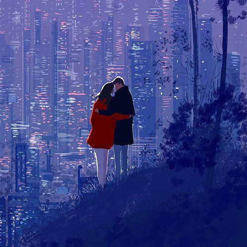 Mê mẩn với bộ tranh tình yêu "chỉ cần cảm nhận là đủ" - 6