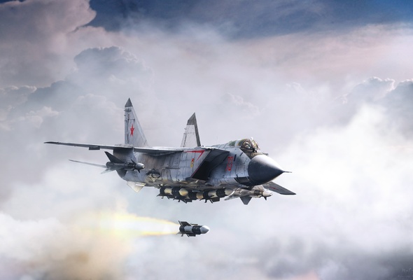Sức mạnh “quái thú bầu trời” MiG-31 Nga điều đến Syria - 1