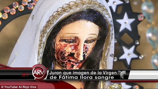 Phát hiện tượng Đức Mẹ Đồng Trinh “khóc ra máu” ở Mexico - 1