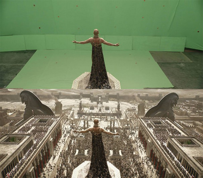 Với các bối cảnh phim sử thi như kiểu Game of Thrones, nhà làm phim Hollywood tận dụng tối đa việc sử dụng công nghệ ảnh.