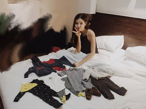 Kỳ Hân sinh con trai đầu lòng sau 5 tháng kết hôn - 2