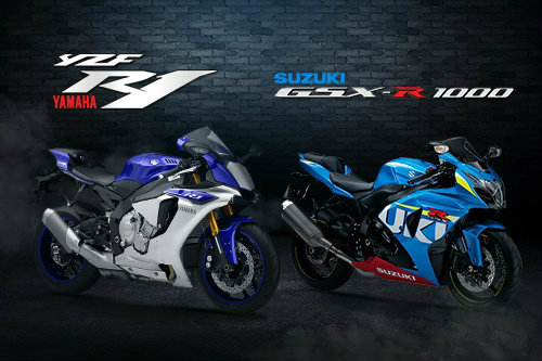 Suzuki GSX-R1000 so găng với Yamaha YZF-R1 - 1