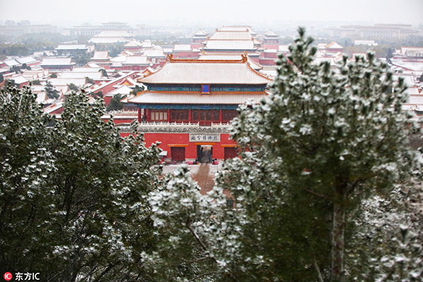 Tuyết đầu mùa phủ trắng Trung Quốc - 1