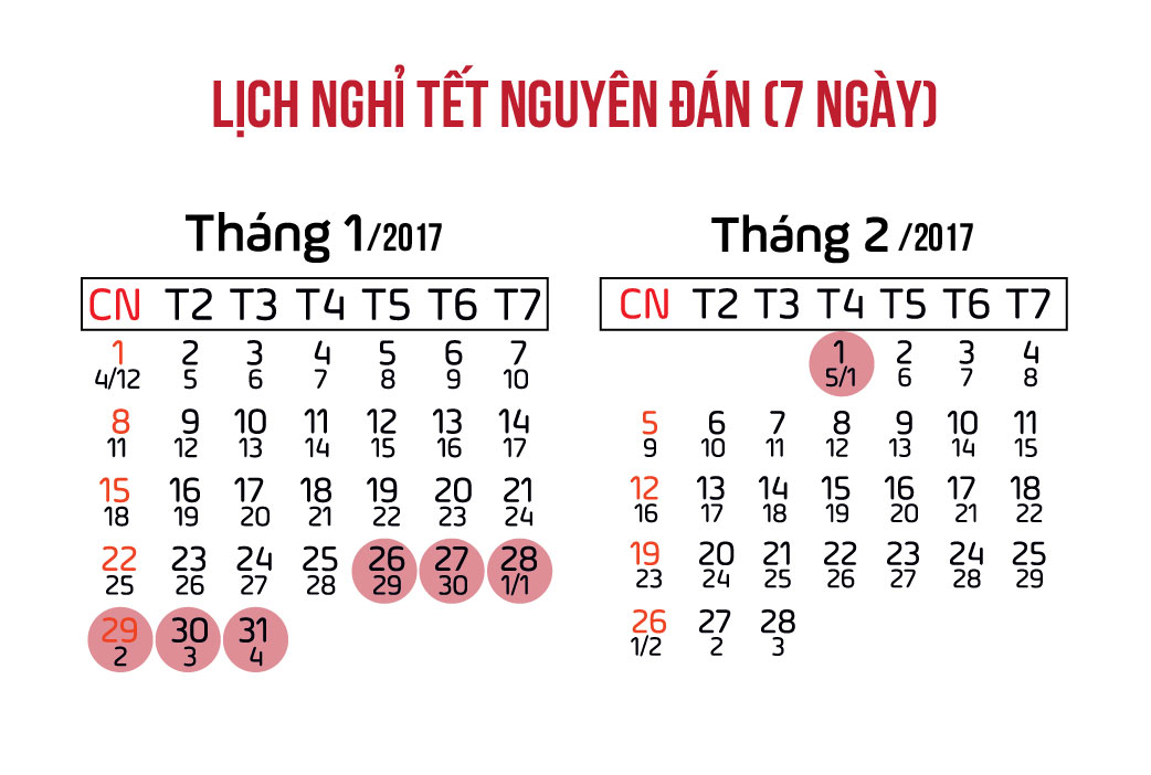 Năm 2017, người lao động được nghỉ lễ, tết bao nhiêu ngày? - 3