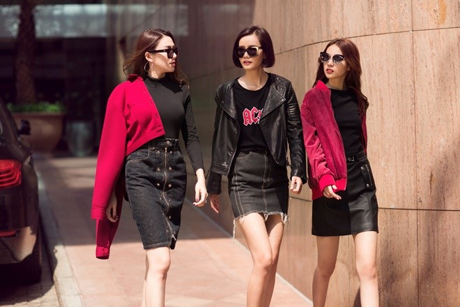 Ngút mắt ngắm style dạo phố của dàn chân dài The Face - 2