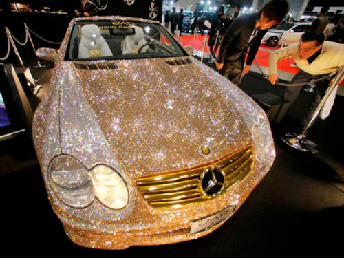 Lóa mắt Mercedes-Benz SL 600 kim cương giá 109 tỷ đồng - 1