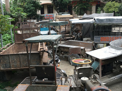 CSGT Hà Nội “đau đầu” vì bãi xe vi phạm quá tải - 1