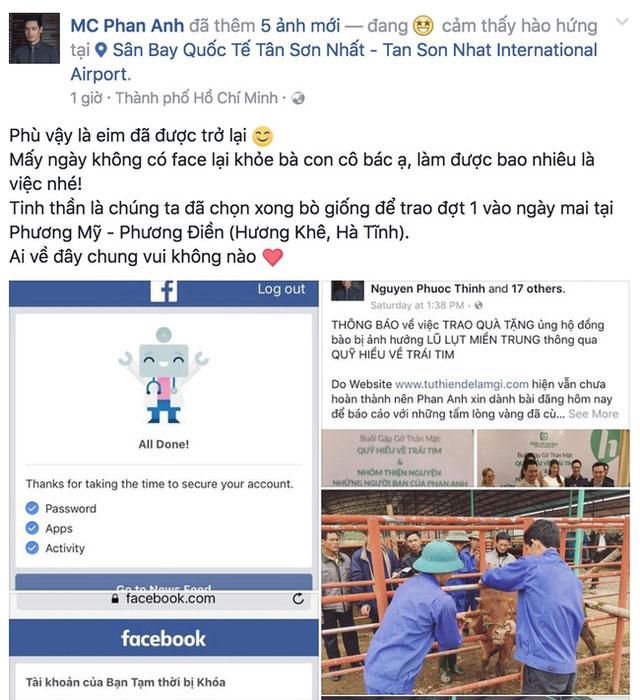 Bất ngờ phản ứng của Phan Anh khi được mở Facebook - 2