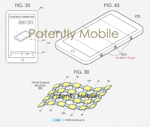 Samsung đã được cấp bằng sáng chế màn hình uốn cong mới - 1