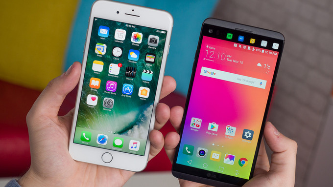 So sánh Apple iPhone 7 Plus với LG V20 - 1