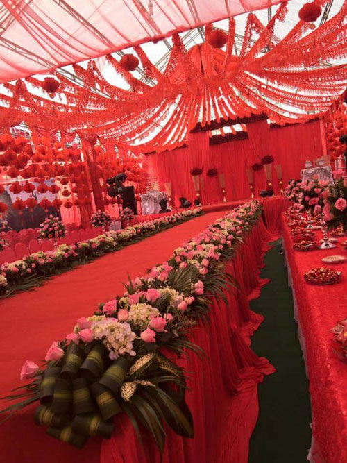 Đám cưới nghìn mâm phong cách Hồng lâu mộng náo loạn Bắc Kạn - 10