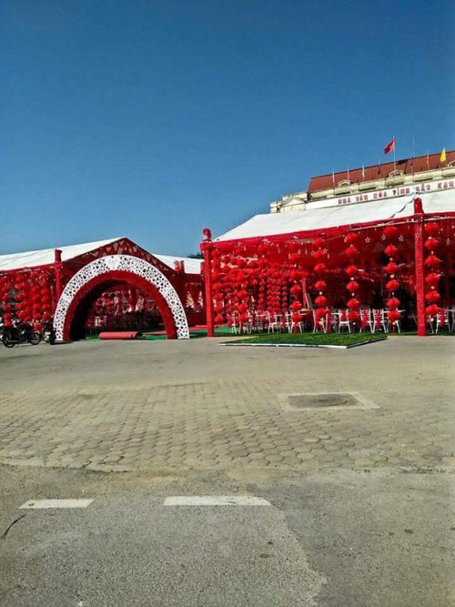 Đám cưới nghìn mâm phong cách Hồng lâu mộng náo loạn Bắc Kạn - 11