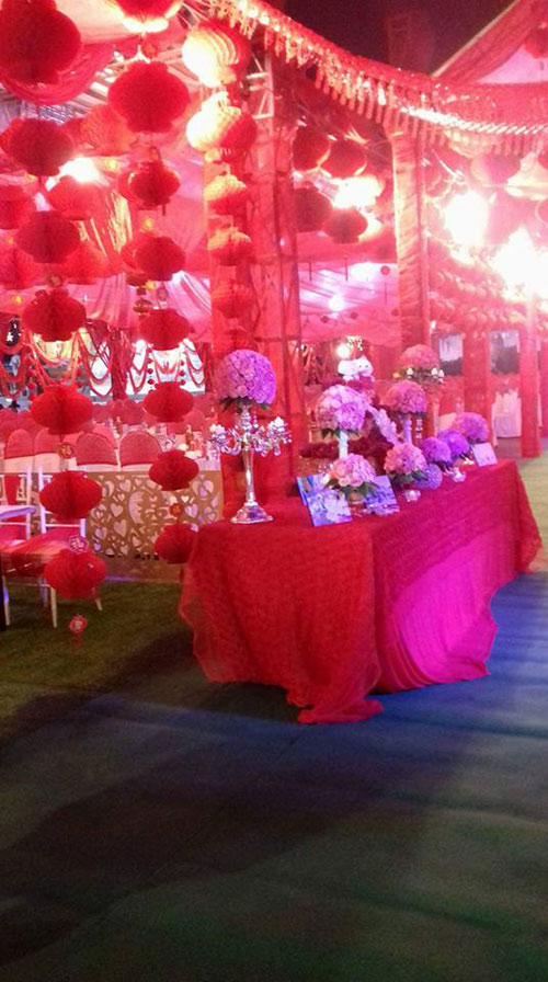 Đám cưới nghìn mâm phong cách Hồng lâu mộng náo loạn Bắc Kạn - 4