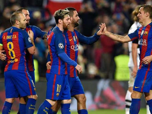Tin HOT bóng đá tối 7/12: Barca lập kỉ lục chuyền bóng ở cúp C1 - 1