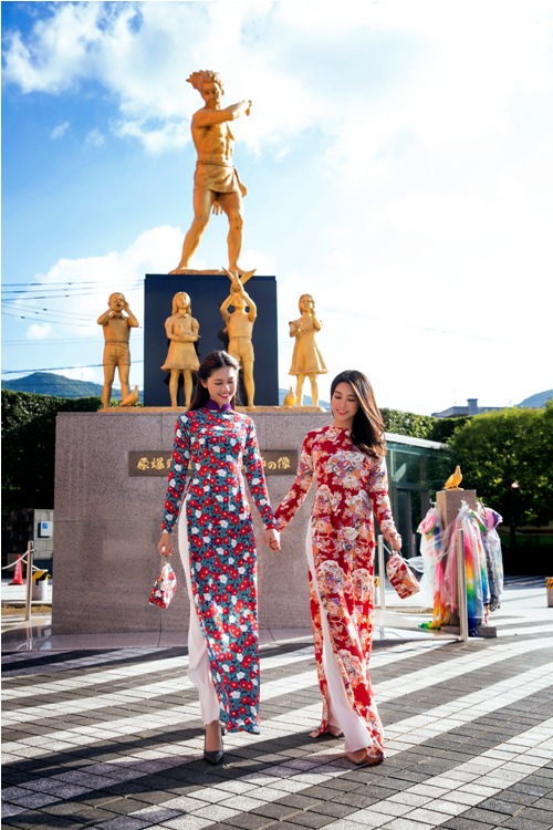 Mỹ Linh, Thanh Tú mặc Kimono đẹp hơn cả gái Nhật - 1