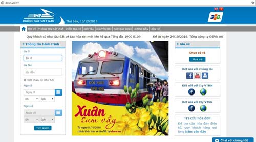 Nhiều website có tên miền giống ngành đường sắt bán vé tàu với giá “cắt cổ” - 1