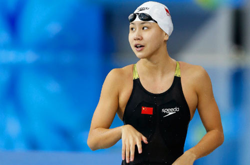Dính cú sốc, hotgirl bơi lội Trung Quốc bị cấm 2 năm - 1