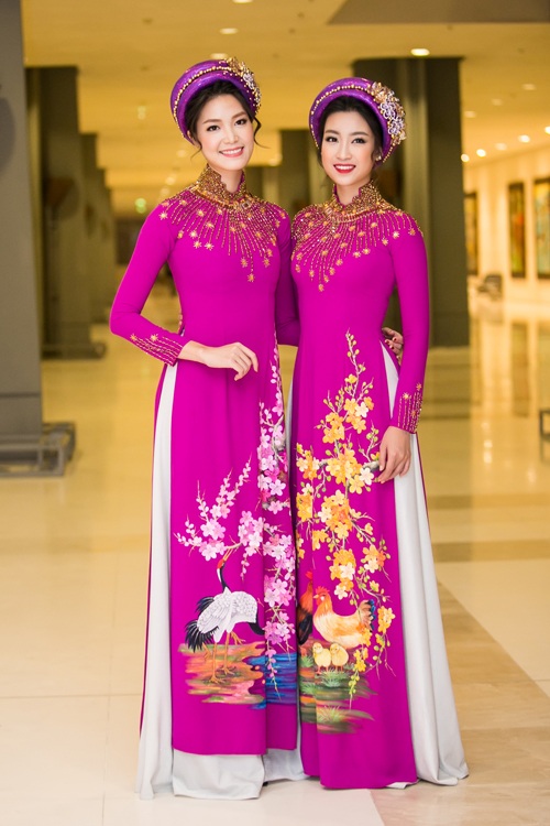 Huyền My e ấp với áo dài, đẹp lấn át cả dàn mỹ nhân Việt - 8