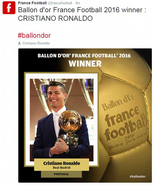 Ronaldo khát Quả bóng vàng, hay QBV thèm siêu sao CR7? - 1