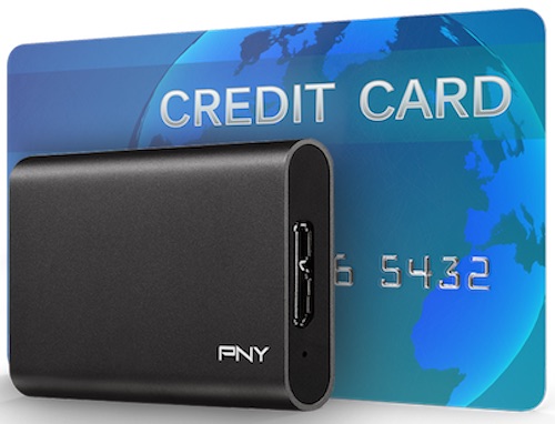 PNY trình làng ổ SSD gắn ngoài nhỏ hơn chiếc thẻ ATM - 1