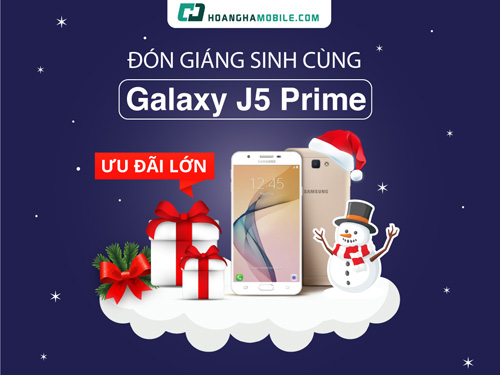 Rinh Galaxy J5 Prime chơi Noel với bộ quà khủng 5 món - 1