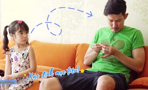 Huy Khánh được con gái 4 tuổi “chăm chút” dung nhan - 3