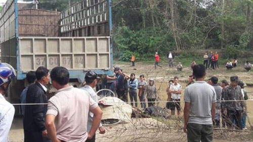 Ô tô cuốn HS lớp 2 vào gầm, nhiều người la hét kêu cứu - 1