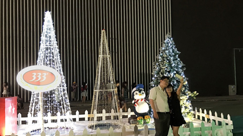 Giới trẻ đổ xô đến chụp ảnh tại con đường mùa đông độc đáo - 7