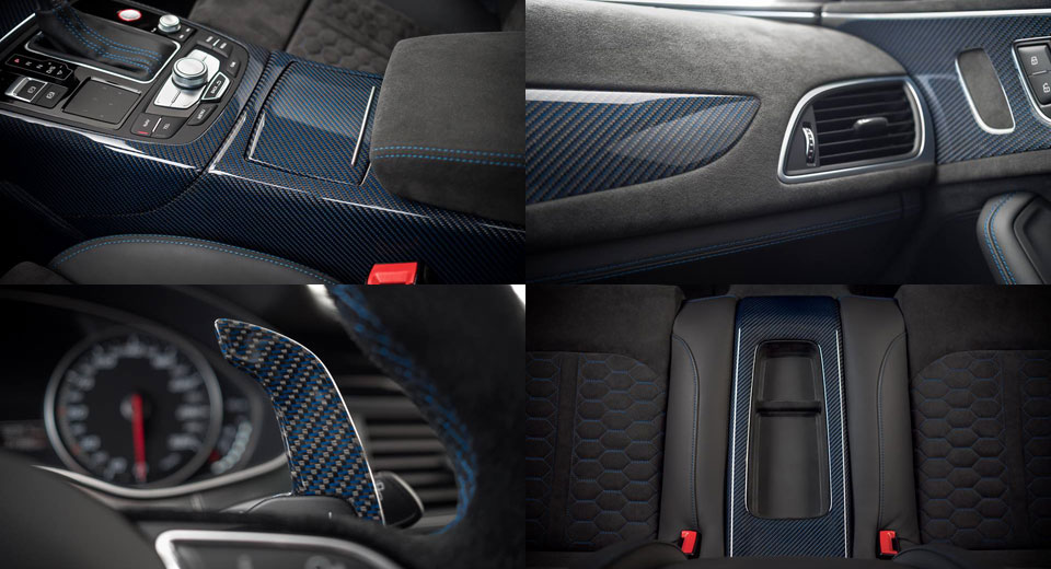 Audi RS6 Performance độ nội thất sợi carbon siêu sang - 1