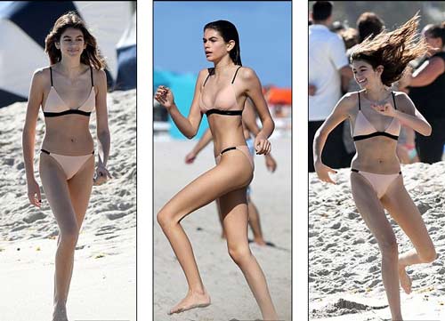Con gái Cindy Crawford có hình thể hoàn hảo ở tuổi 15 - 9