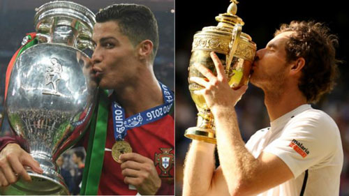 Vượt Murray, Ronaldo là VĐV châu Âu xuất sắc nhất 2016 - 1