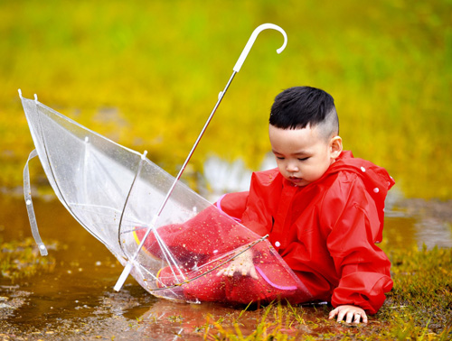 Cận cảnh vẻ đáng yêu của con trai Diễm Hương - 6