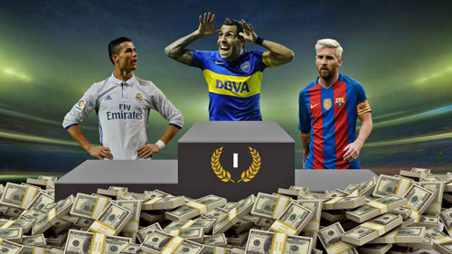 Sau Tevez, lương Ronaldo & Messi sắp &#34;hít khói&#34; dự bị Barca - 1