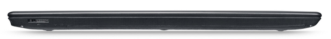 Ngoài ra, máy được trang bị đầy đủ cổng kết nối với hai cổng USB 3.0, HDMI, VGA, USB Type – C ở cạnh trái, ở cạnh bên là ổ quang đọc/ ghi DVD. Hốc tản nhiệt cũng có kích thước khá lớn.