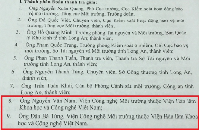 Vụ Cục phó mất gần 400 triệu: Vì sao có 2 thành viên “lạ” trong đoàn thanh tra môi trường? - 1