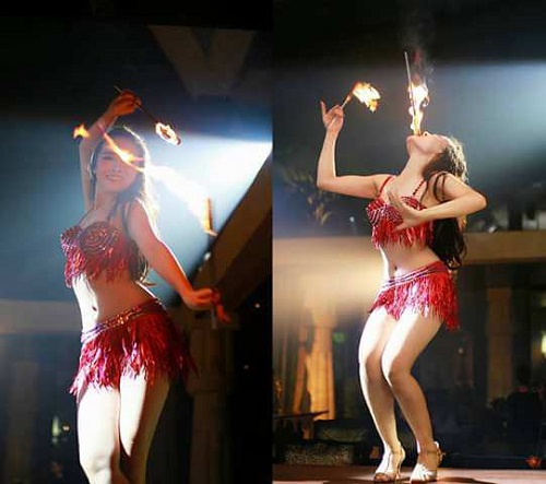 Hot girl &#34;múa lửa&#34; với công việc tiềm ẩn nhiều rủi ro - 1