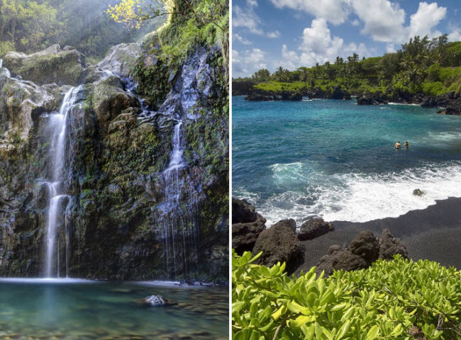 Maui, Hawaii: Núi lửa, thác nước, bãi biển cát đen, rừng nhiệt đới và nước biển xanh như ngọc là những điều thú vị mà du khách có thể tìm thấy trên hòn đảo này.