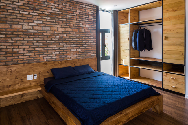 Phòng ngủ đơn giản, hiện đại và tiện nghi.