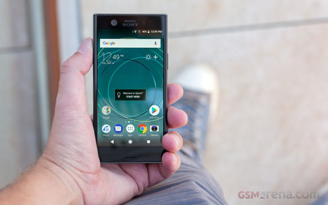 giao diện xperia xz1 compact