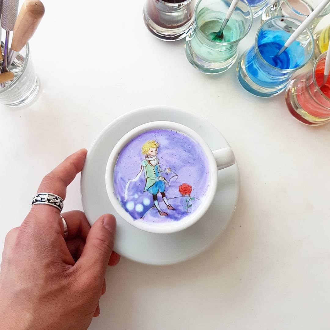 Tròn mắt trước những tuyệt tác trên ly cà phê của “soái ca” Hàn Quốc - 4