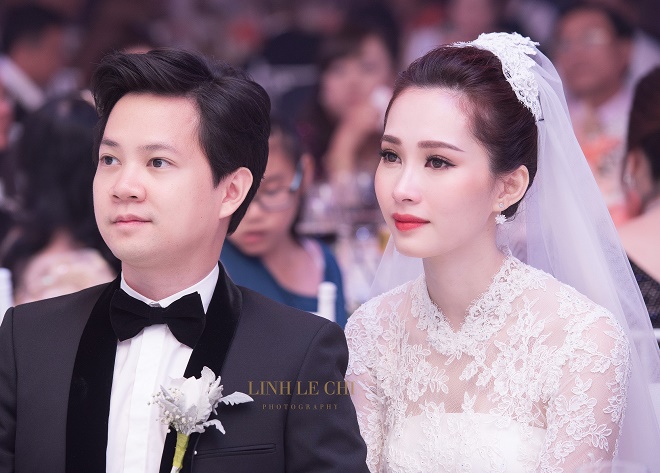 Thu Thảo và chồng đại gia ôm hôn đắm đuối trong tiệc cưới xa hoa - 6